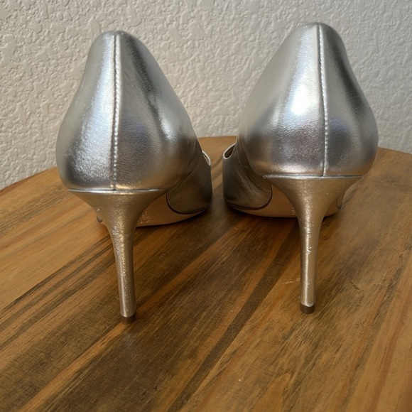 Naturalizer Anna Pump in Silver Leather - Picture 4 of 6